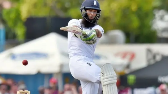 Moeen Ali batting