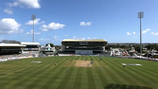 Kensington Oval, Barbados on day two