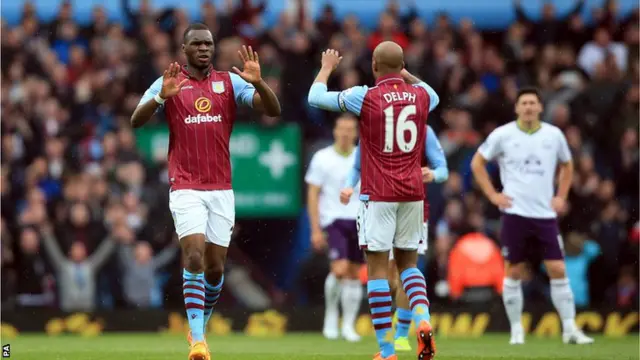 Benteke celebrates