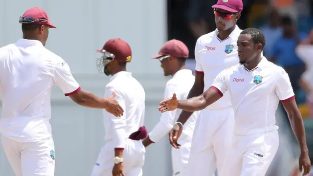 West Indies celebrate