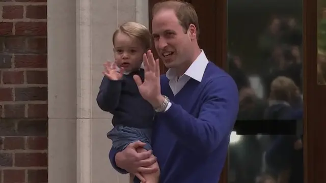 Prince William and Prince George