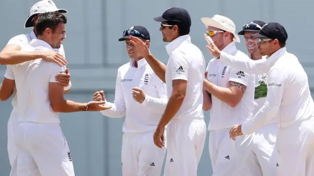 England celebrate