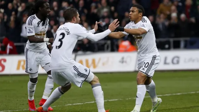 Swansea celebrate