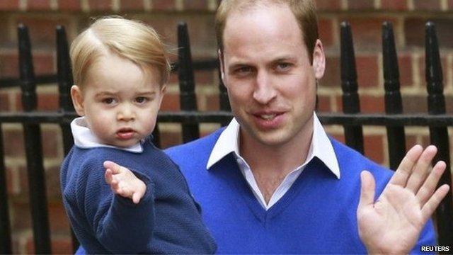 Princes William and George