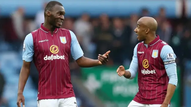 Christian Benteke and Fabian Delph