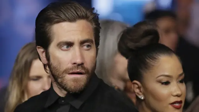 Hollywood actor Jake Gyllenhaal at the Floyd Mayweather v Manny Pacquiao fight