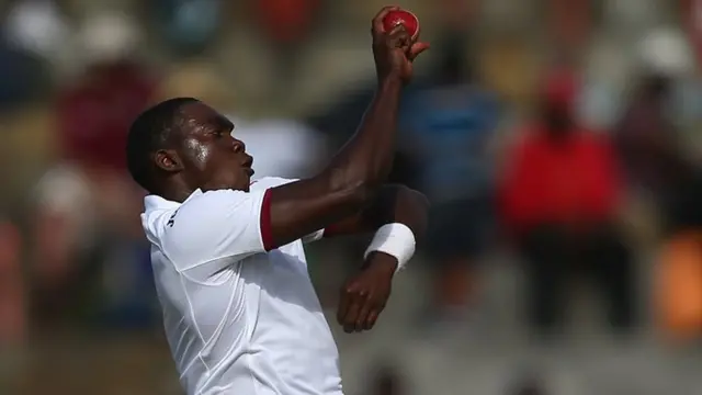 Jerome Taylor bowls