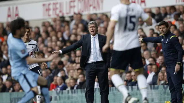 Manuel Pellegrini and Mauricio pochettino