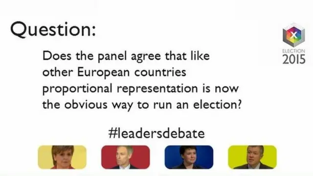 leaders debate pr question