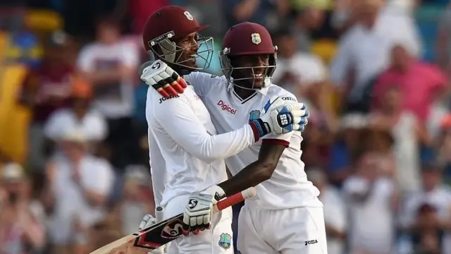 West Indies celebrate