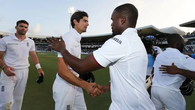 Cook congratulates West Indies