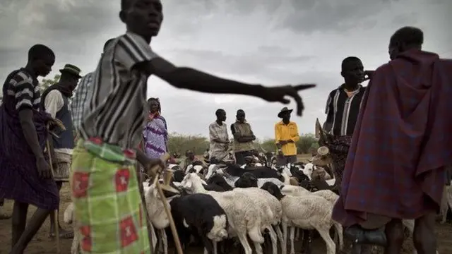 Turkana pastoralists in Kenya - March 2014