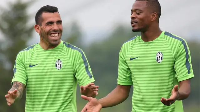 Tevez and Evra