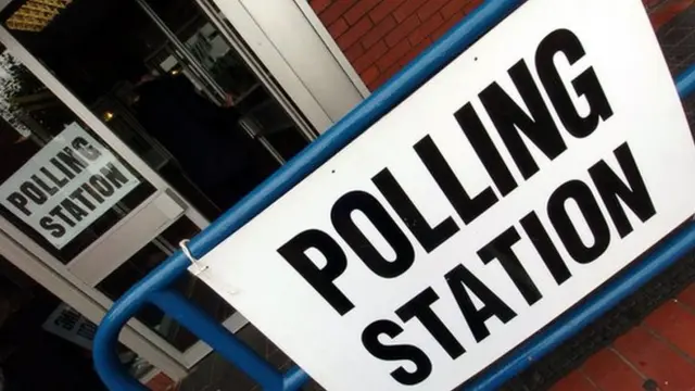 A polling station