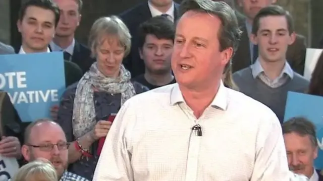 David Cameron in Cornwall