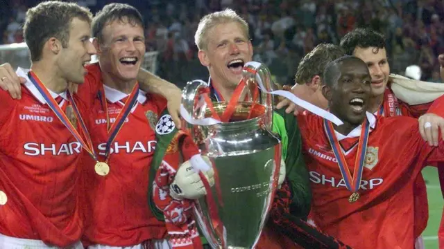 Manchester United's treble winners