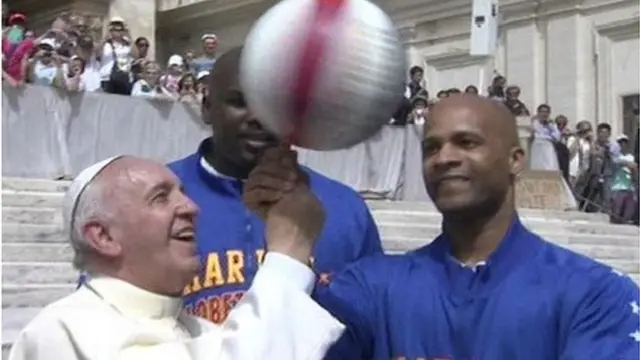 The Pope and the Harlem Globetrotters