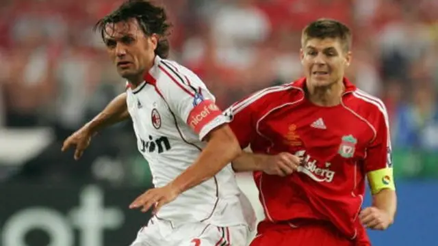 Paolo Maldini and Steven Gerrard