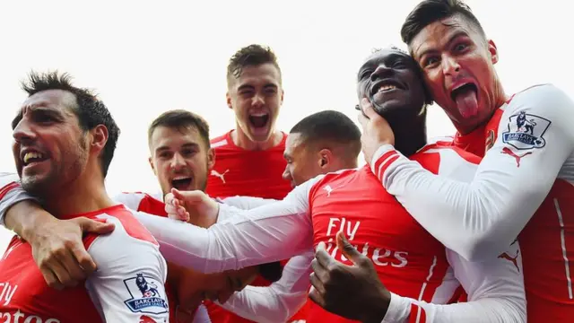 Arsenal celebrate