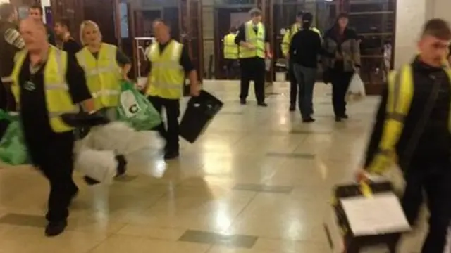 Ballot boxes arriving in Plymouth