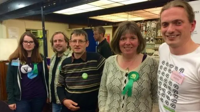 Green party team