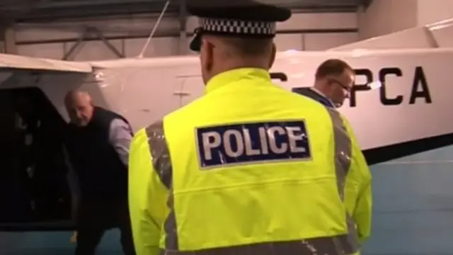 Orkney ballot boxes being loaded into plane