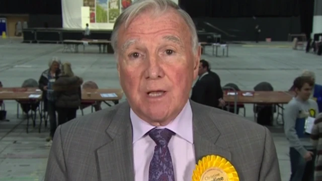 Malcolm Bruce at the count