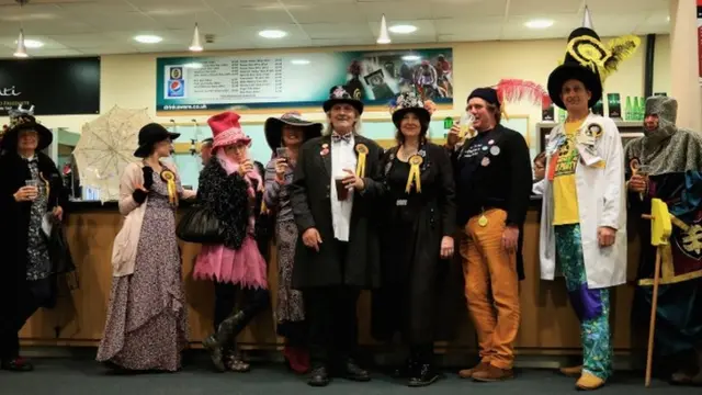 Monster Raving Loonie members in Doncaster