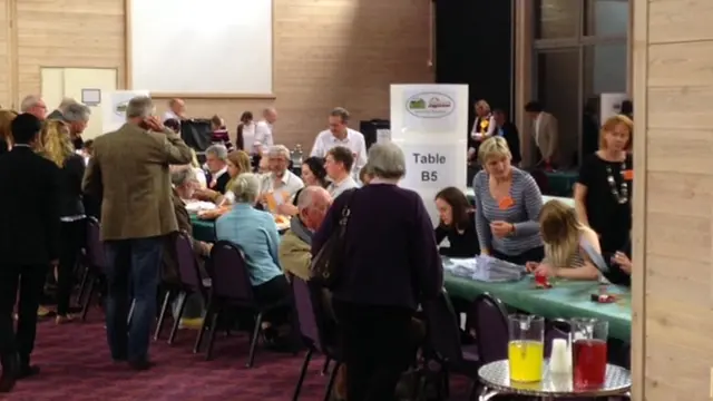 South Suffolk general election count at Trinity Park