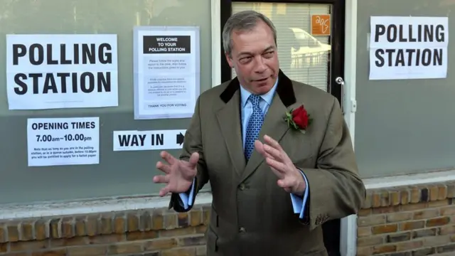 UKIP leader Nigel Farage