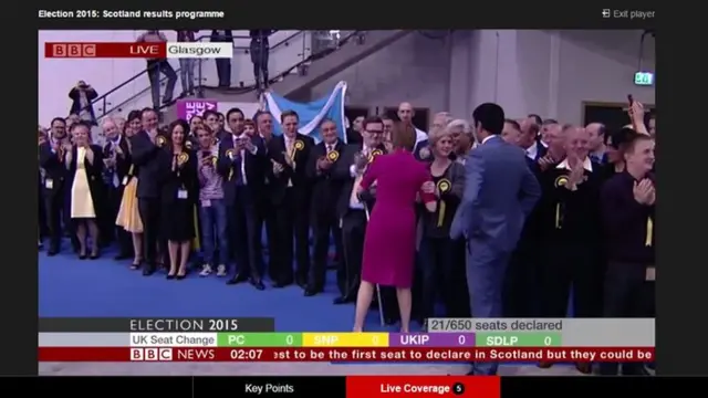 Nicola Sturgeon meets supporters in Glasgow