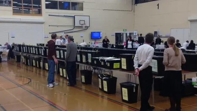 Bracknell vote count still not started