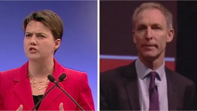 Ruth Davidson and Jim Murphy