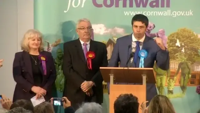 North Cornwall election declaration