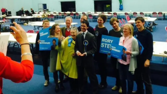 Rory Stewart with his supporters