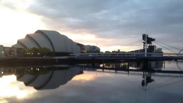 View from Pacific Quay, Glasgow