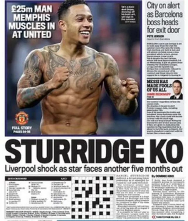 Daily Mail back page