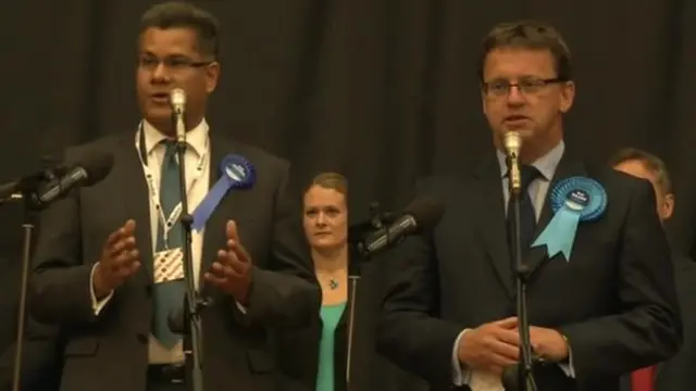 Reading's two returning Conservative MPs Alok Sharma and Rob Wilson