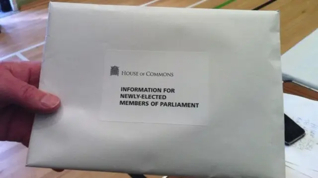 Letter for MPs