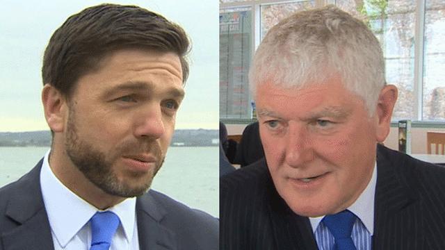 Stephen Crabb and Byron Davies