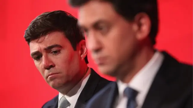 Andy Burnham and Ed Miliband