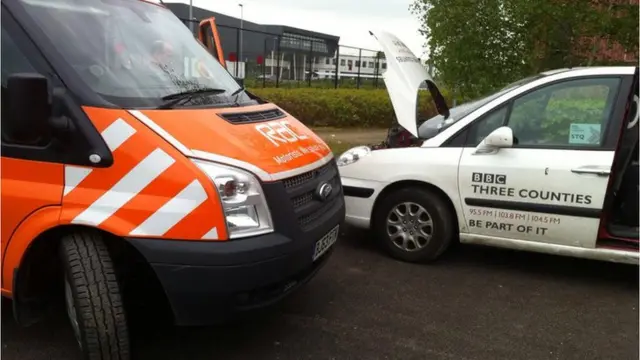 BBC Three Counties Radio car