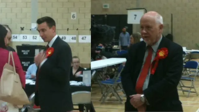 Gavin Shuker left, Kelvin Hopkins right