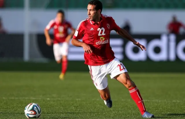 Mohamed Aboutrika of Al-Ahly SC during the FIFA Club World Cup Quarter Final match between Guangzhou Evergrande FC and Al-Ahly SC at the Agadir Stadium on December 14, 2013 in Agadir, Morocco