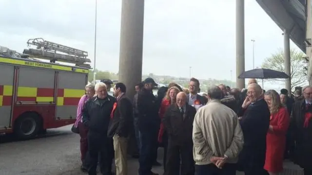 People evacuated from Richard Dunn Sports Centre in Bradford