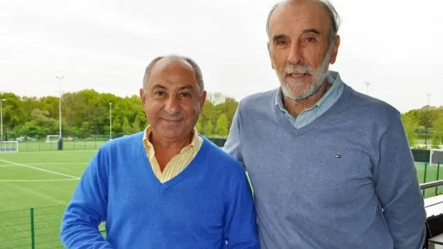 Osvaldo Ardiles (left) and Ricky Villa