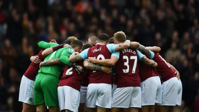 Burnley players