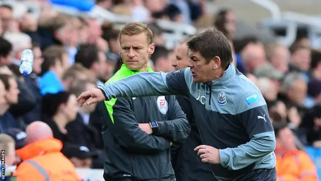 Newcastle United manager John Carver