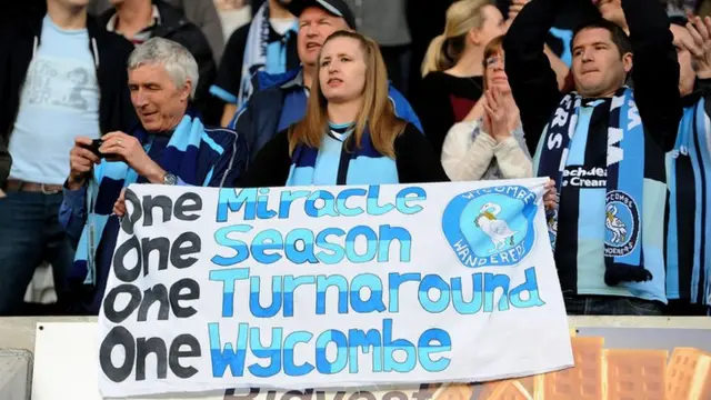 Wycombe fans