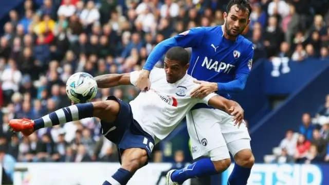 Jermaine Beckford scores